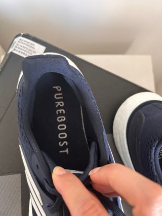 Zapatillas Adidas Pureboost Azul y Blanco