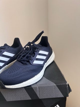Zapatillas Adidas Pureboost Azul y Blanco