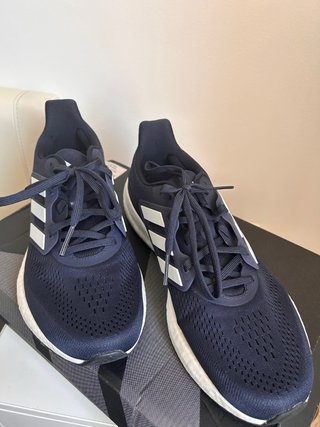 Zapatillas Adidas Pureboost Azul y Blanco