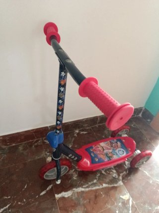 Patinete Patrulla Canina 3 Ruedas