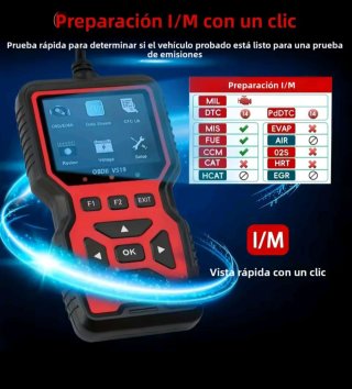 Máquina Diagnosis Coche OBD2 V519 Rojo