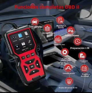 Máquina Diagnosis Coche OBD2 V519 Rojo