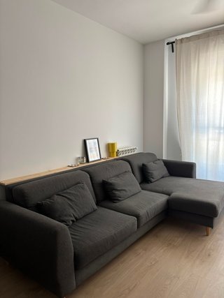 Sofá modular gris Ikea Slatorp