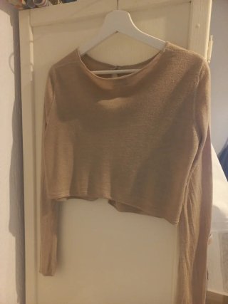 Rebecca cárdigan corto beige talla S