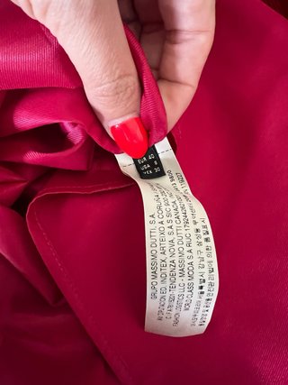 Vestido fucsia Massimo Dutti