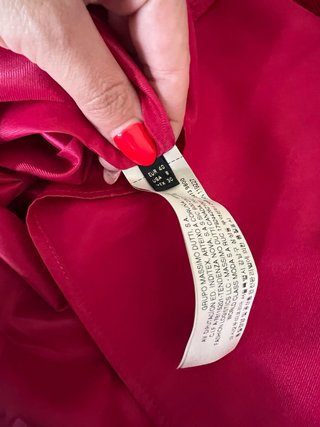 Vestido fucsia Massimo Dutti