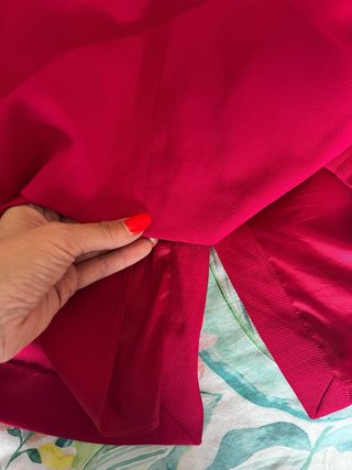 Vestido fucsia Massimo Dutti