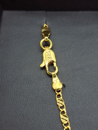 Cadena Bañada Oro 18K