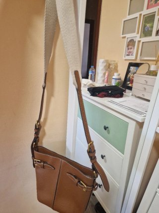 Bolso bandolera pequeño marrón