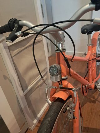 Bicicleta Decathlon Riverside Naranja