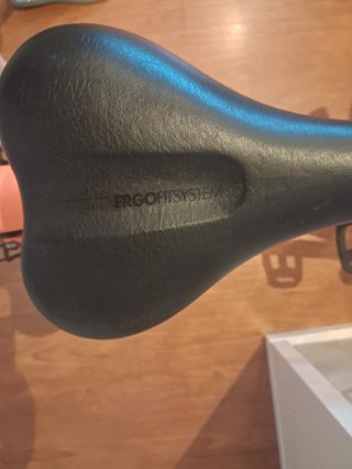 Bicicleta Decathlon Riverside Naranja