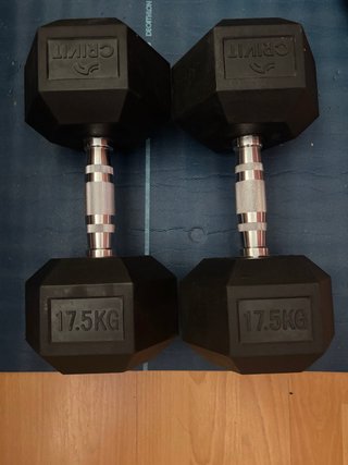 Mancuernas 17.5 KG (2 unidades)