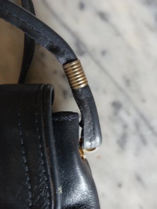 Borsa Niki in pelle nera