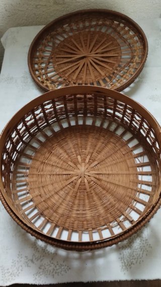 Cesto vintage intrecciato