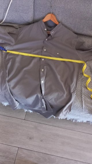 Camisa de vestir gris para hombre