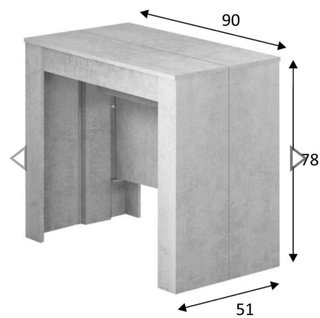 Mesa extensible