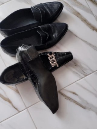 Zapatos negros mujer talla grande