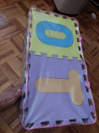 Alfombra puzzle goma infantil