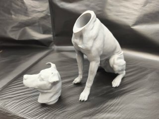 Figura/Urna de cenizas personalizada de tu mascota