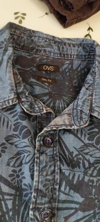 3 camicie uomo: jeans, polo, fantasia