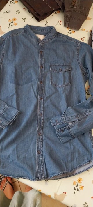 3 camicie uomo: jeans, polo, fantasia