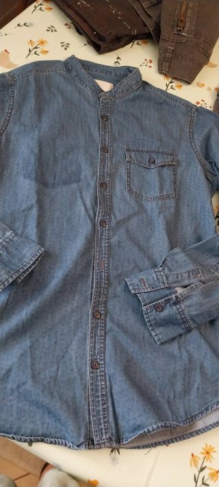 3 camicie uomo: jeans, polo, fantasia