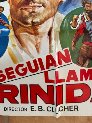 Póster original Le seguían llamando Trinidad