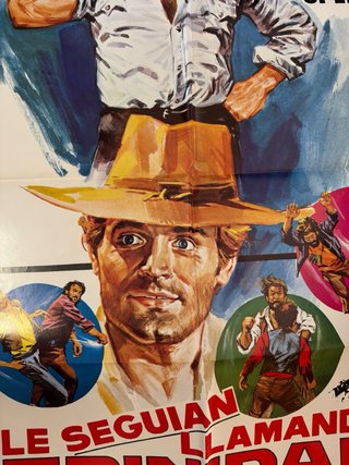 Póster original Le seguían llamando Trinidad