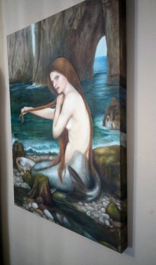 Cuadro, óleo de 80x60 cns realizado mano