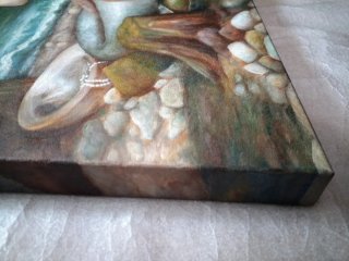 Cuadro, óleo de 80x60 cns realizado mano