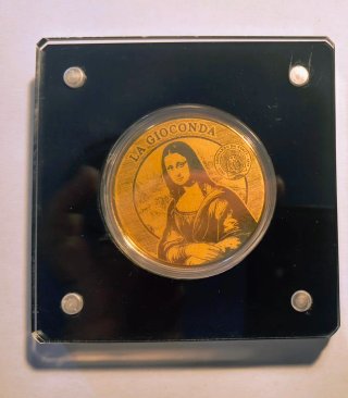 Moneta oro 999 La Gioconda