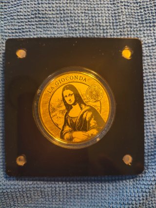 Moneta oro 999 La Gioconda