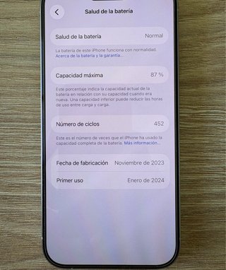 iPhone 15 Pro 128GB Blanco