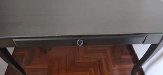 Escritorio madera estilo clásico negro