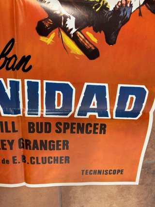 Póster original Le llamaban Trinidad Bud Spencer