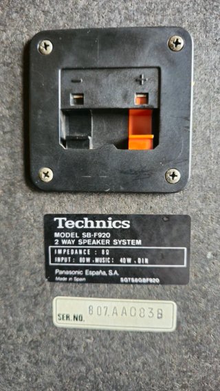 Altavoces HiFi Technics SB-F920