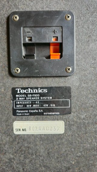 Altavoces HiFi Technics SB-F920
