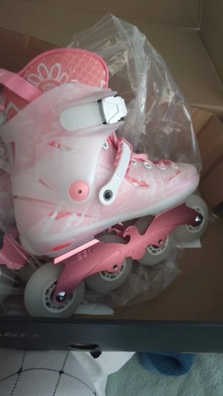 Patines en línea profesionales rosas