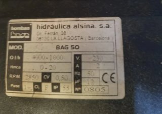 Bomba y manguera gasoil/gasolina