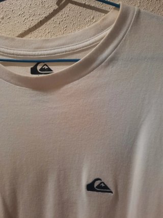 Camiseta Quiksilver Hombre Manga Corta Blanca