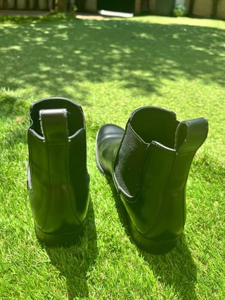 Botas Chelsea Zara Piel Negra