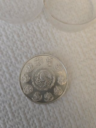 Moneda Plata 1 Onza México 2010