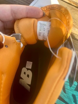 New Balance 650 Talla 44 Naranja Blanco