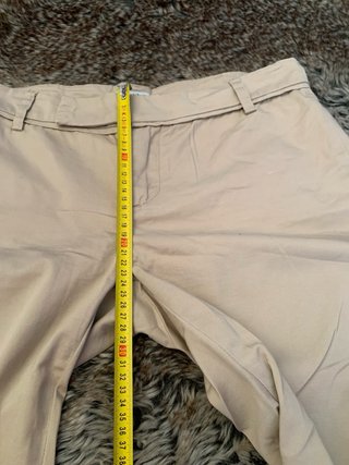 Pantalones Chino Beige Amichi Mujer