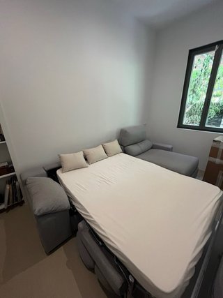 Sofá Chaise Longue Cama 300cm Beige