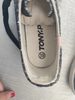 Zapatillas brillantes mujer