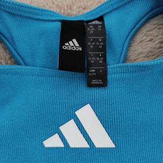 Top de deporte elástico tirantes Adidas mujer
