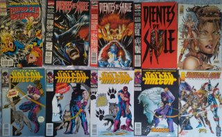 Lote de 59 comics clásicos, entre 1984 y 1996.