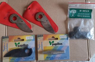 Ricambi forbici potatura Felco e Papillon