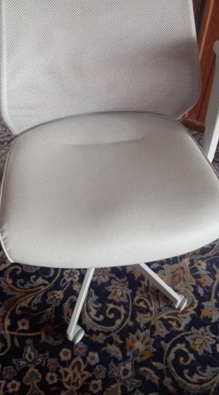Silla ergonómica Ikea Gris/Blanco